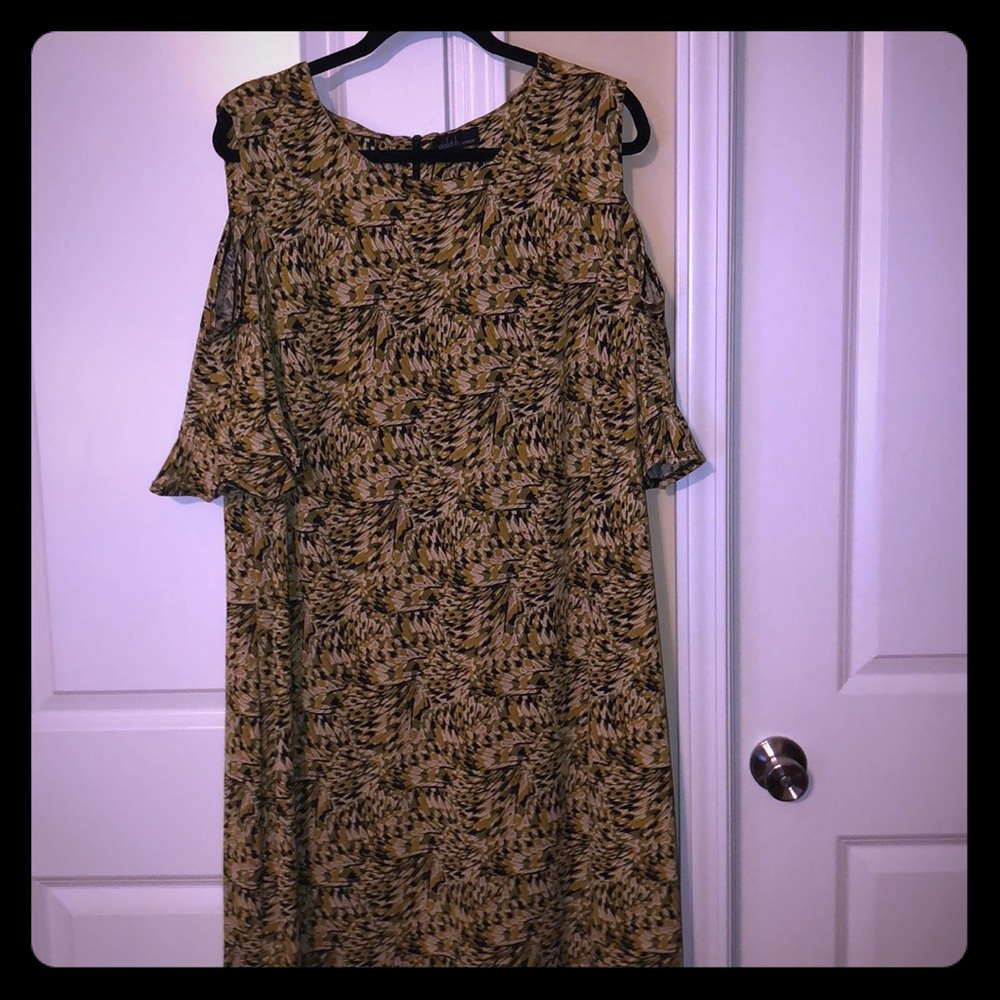 Violet B Open Shoulder Dress